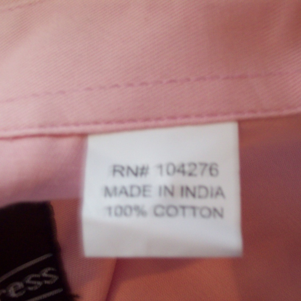 NWT Men’s Pink Western Express Shirt - Picture 3 of 7